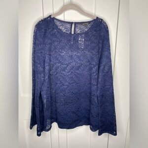 Banana Republic NWT Combo Lace Long Sleeve + Tank Top Blouse Women’s Size XL